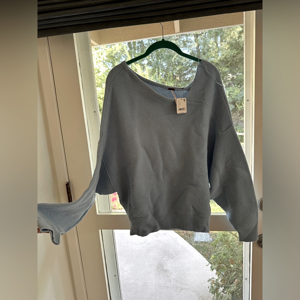 Free People Ottoman Check sweater. NWT size Medium